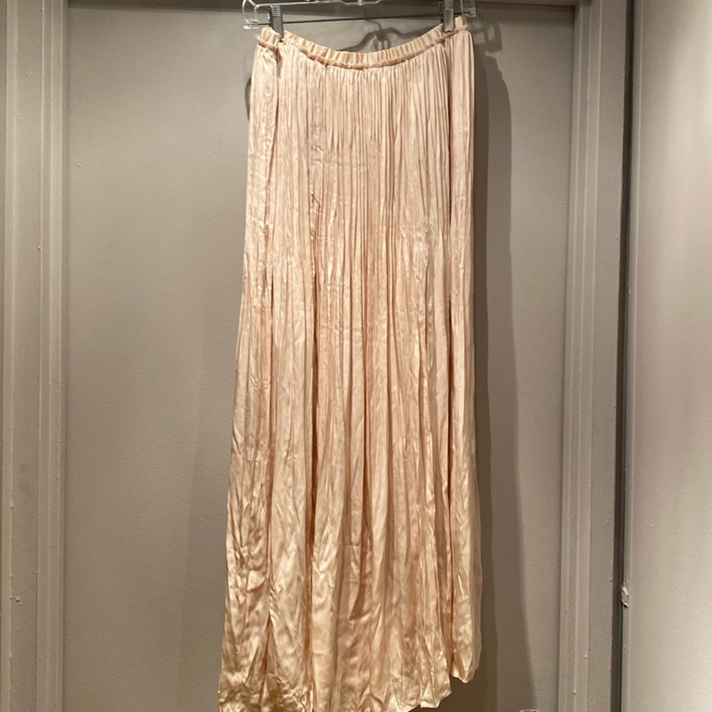 Cream colored maxi skirt